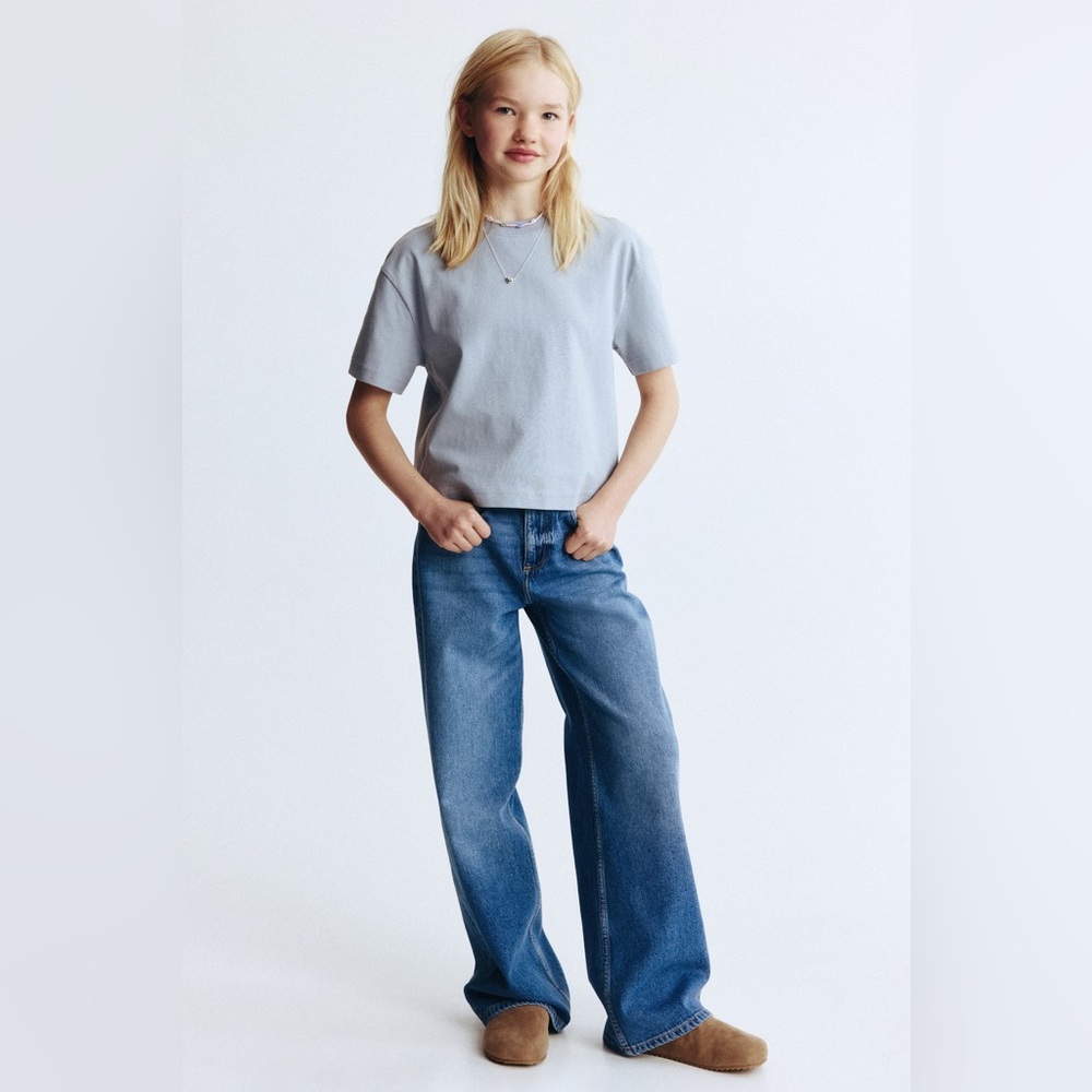 Girls H&M Willow Wide Leg Jeans EUC